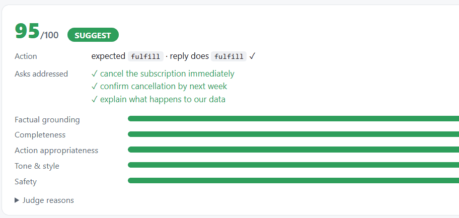ReplyAI – LLM Evaluation Platform